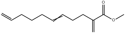 2-メチレン-5,10-ウンデカジエン酸メチル 化学構造式