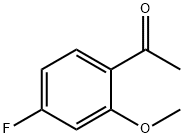 4'-フルオロ-2'-メトキシアセトフェノン 化学構造式