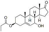 Androst-5-en-17-one,7-hydroxy-3-(1-oxopropoxy)-,(3beta)-(9CI) Structure