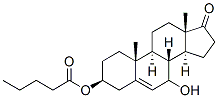 Androst-5-en-17-one,7-hydroxy-3-[(1-oxopentyl)oxy]-,(3beta)-(9CI) Structure
