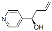 4-Pyridinemethanol,alpha-2-propenyl-,(alphaR)-(9CI) Structure