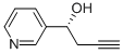 3-Pyridinemethanol,alpha-2-propynyl-,(alphaR)-(9CI) Structure