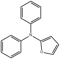 2-Furanamine,  N,N-diphenyl- Structure