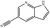 5-氰基-7-氮杂吲哚 结构式