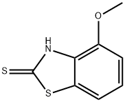 4-メトキシ-2-メルカプトベンゾチアゾール 化学構造式