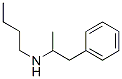 N-ブチル-α-メチルベンゼンエタンアミン 化学構造式