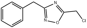 3-BENZYL-5-(CHLOROMETHYL)-1,2,4-OXADIAZOLE Struktur