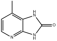 2H-Imidazo[4,5-b]pyridin-2-one, 1,3-dihydro-7-methyl- (9CI) Struktur