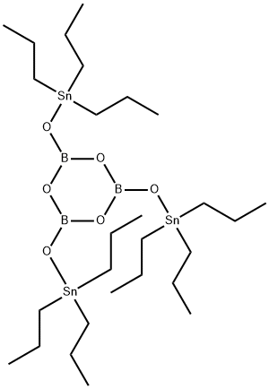 Boroxin,  tris[(tripropylstannyl)oxy]-  (9CI) Structure
