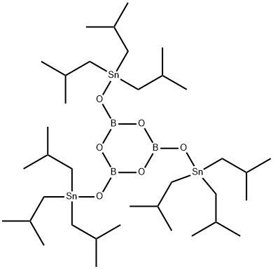 Boroxin,  tris[[tris(2-methylpropyl)stannyl]oxy]-  (9CI) Structure