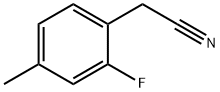 Benzeneacetonitrile, 2-fluoro-4-methyl- (9CI) Structure