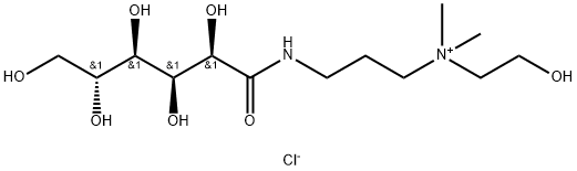 3-(D-gluconoylamino)propyl(2-hydroxyethyl)dimethylammonium chloride Structure