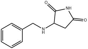 3-(苯基甲基氨基)吡咯烷-2,5-二酮, 51827-45-3, 结构式