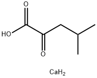 4-甲基-2-氧代戊酸钙 结构式