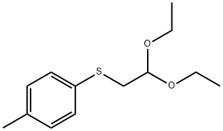 4-甲基苯基硫代乙醛乙二醇缩醛, 51830-50-3, 结构式
