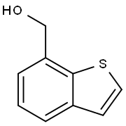 苯并[B]噻吩-7-基甲醇, 51830-53-6, 结构式