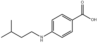 Benzoic acid, 4-[(3-methylbutyl)amino]- (9CI) Structure