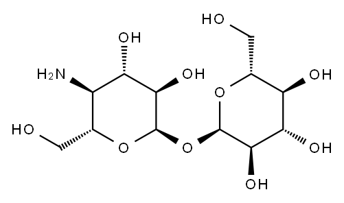 α-D-グルコピラノシル4-アミノ-4-デオキシ-α-D-グルコピラノシド 化学構造式