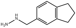 1-(2,3-dihydro-1H-inden-5-ylmethyl)hydrazine Struktur