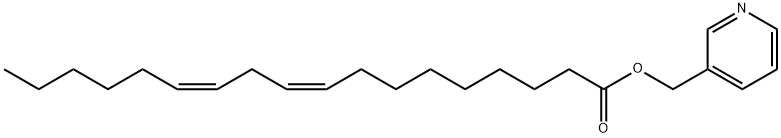 Linoleic acid 3-pyridylmethyl ester Struktur