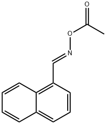 (E)-1-Naphthalenecarbaldehyde O-acetyl oxime Struktur