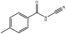 Benzamide, N-cyano-4-methyl- (9CI) Struktur