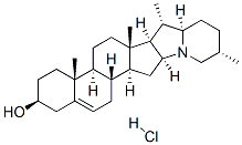 Solanid-5-en-3-ol, hydrochloride, (3beta)- Struktur