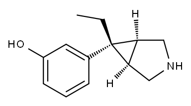 Phenol, 3-[(1alpha,5alpha,6alpha)-6-ethyl-3-azabicyclo[3.1.0]hex-6-yl]- (9CI) Structure