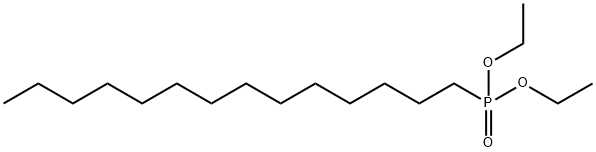 1-テトラデカンホスホン酸ジエチル 化学構造式