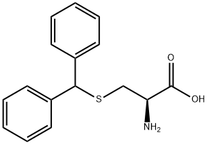 S-(ジフェニルメチル)-L-システイン 化学構造式