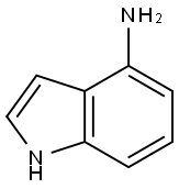 4-アミノ-1H-インドール 化学構造式