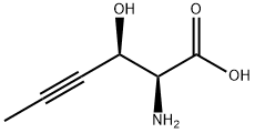(2S,3R)-2-Amino-3-hydroxy-4-hexynoic acid Structure