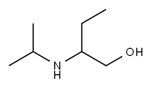 2-(propan-2-ylamino)butan-1-ol 结构式
