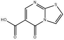 5-OXO-5H-[1,3]THIAZOLO[3,2-A]PYRIMIDINE-6-CARBOXYLICACID Struktur
