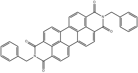 N,N'-DIBENZYL-PERYLENE-TETRACARBONIC ACID, DIAMIDE Struktur