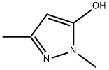 1,3-二甲基-5-羟基吡唑, 5203-77-0, 结构式