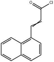 (2E)-3-(1-naphthyl)acryloyl chloride Struktur