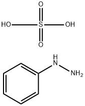 フェニルヒドラジン硫酸塩 化学構造式
