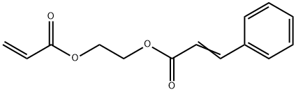 2-CINNAMOYLOXYETHYL ACRYLATE Struktur