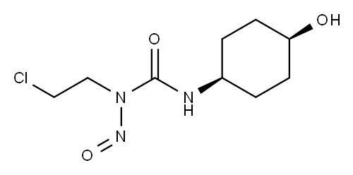 1-(2-chloroethyl)-3-(4-hydroxycyclohexyl)-1-nitroso-urea 结构式