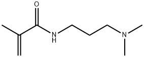 N-(3-ジメチルアミノプロピル)メタクリルアミド 化学構造式