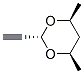 1,3-Dioxane, 2-ethynyl-4,6-dimethyl-, (2alpha,4beta,6beta)- (9CI) Struktur