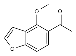 1-(4-METHOXYBENZOFURAN-5-YL)ETHANONE Struktur