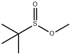 2-Methylpropane-2-sulfinic acid methyl ester Struktur