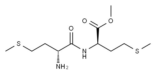 N-D-Methionyl-D-methionine methyl ester 结构式