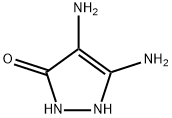 3,4-ジアミノ-5-ヒドロキシピラゾール硫酸塩 化学構造式