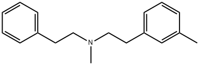 N,3-Dimethyl-N-(2-phenylethyl)benzeneethanamine Struktur