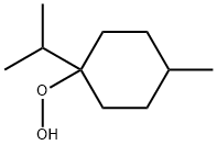 1-isopropyl-4-methylcyclohexyl hydroperoxide Struktur