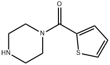 1-(THIEN-2-YLCARBONYL)PIPERAZINE Structure