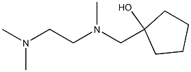 Cyclopentanol, 1-[[[2-(dimethylamino)ethyl]methylamino]methyl]- (9CI) Structure